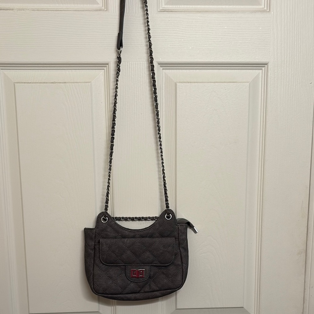 Quilted Black Crossbody Bag